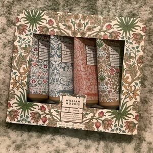 William Morris At Home Scented Bergamot Vetiver Luxury  Hand Creams Set 4 NWT